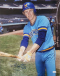 Autographed ROBIN YOUNT  "AL MVP 82, 89" Milwaukee Brewers 16x20 photo JSA