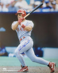 Autographed IVAN RODRIGUEZ Texas Rangers 16x20 photo JSA