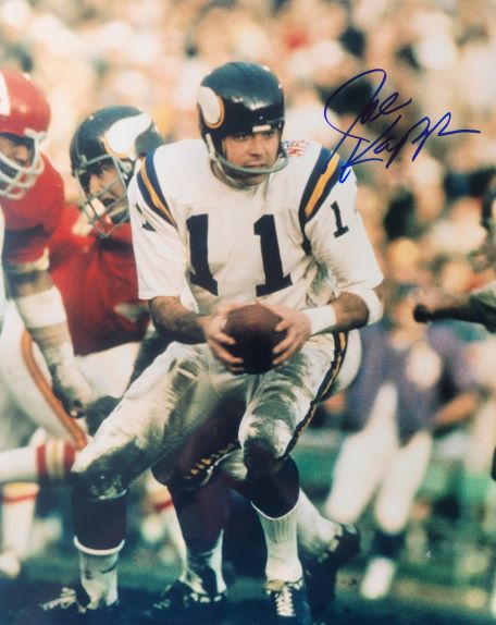 Autographed JOE KAPP Minnesota Vikings 16x20 Photo