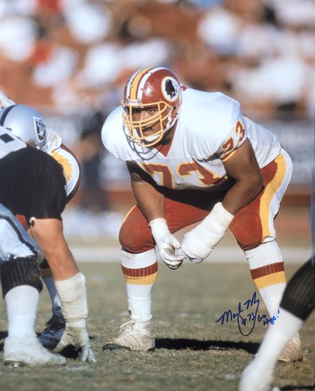Autographed MARK MAY 16x20 Washington Redskins Photo