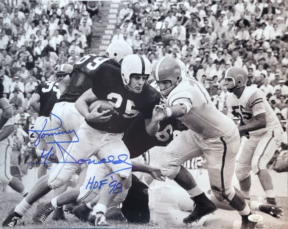 Autographed Tommy McDonald Oklahoma Sooners Football 16x20 Photo w/ JSA COA