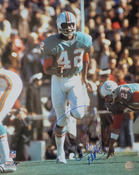 Autographed  PAUL WARFIELD 16x20 Miami Dolphins photo