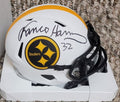 Autographed Franco Harris Pittsburgh Steelers Lunar Eclipse Mini Helmet with COA