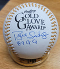 Autographed BRET SABERHAGEN "89 GG" Official Rawlings Gold Glove Major League Baseball