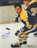 Autographed JOHNNY BUCYK "HOF 1981" 11x14 Boston Bruins Photo