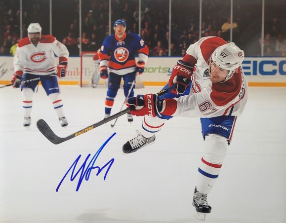 Autographed MAX PACIORETTY 11x14 Montreal Canadiens Photo