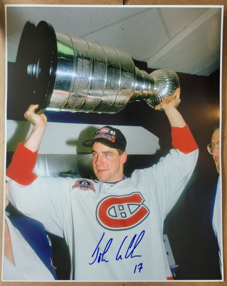 Autographed JOHN LECLAIR 16x20 Montreal Canadiens Photo