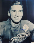 Autographed TED LINDSAY 16X20 Detroit Red Wings Photo
