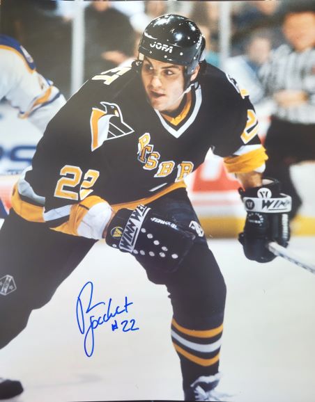Autographed RICK TOCCHET 16x20 Pittsburgh Penguins Photo