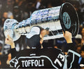 Autographed TYLER TOFFOLI "2014 SC Champs" 16x20 Los Angeles Kings Photo JSA Hologram