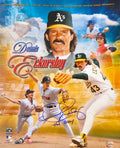 AUTOGRAPHED DENNIS ECKERSLEY 16X20 Oakland A's Photo
