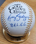 Autographed KELLY GRUBER Official Gold Glove Major League Baseball