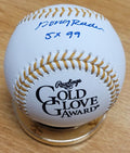 Autographed DOUG RADER "5X GG" Official Rawlings Gold Glove Major League Baseball
