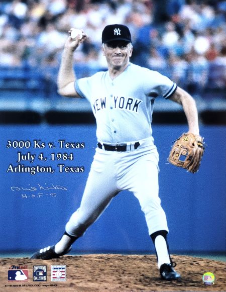 AUTOGRAPHED PHIL NIEKRO 16x20 New York Yankees Photo