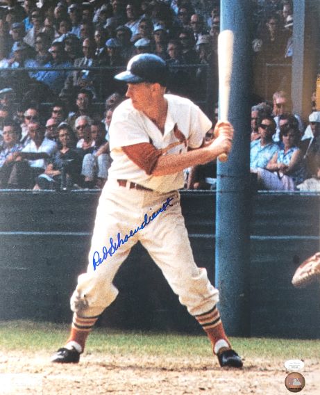 Autographed Red Schoendienst  St. Louis Cardinals 16x20 Photo JSA