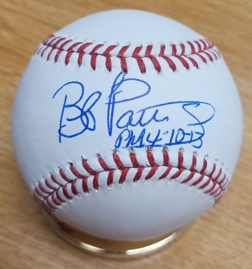 Autographed BOB PATTERSON Official Major League Baseball