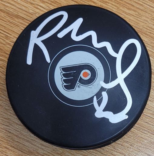 Autographed RYAN MCGILL Philadelphia Flyers Hockey Puck