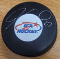AUTOGRAPHED Jeremy Roenick Team USA Hockey Puck