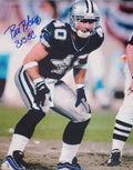 Autographed Bill Bates "3X SBC" Dallas Cowboys 11x14 photo - w/COA