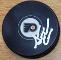 Autographed STEVE COATES Philadelphia Flyers Hockey Puck