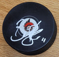 Autographed BRAD SHAW Ottawa Senators Hockey Puck
