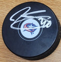 Autographed JARED BOLL Columbus Blue Jackets Hockey Puck