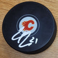 Autographed KEVIN ROONEY Calgary Flames Hockey Puck