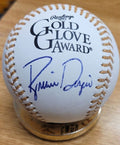 Autographed BRIAN DOZIER Rawlings Official Gold Glove Major League Baseball