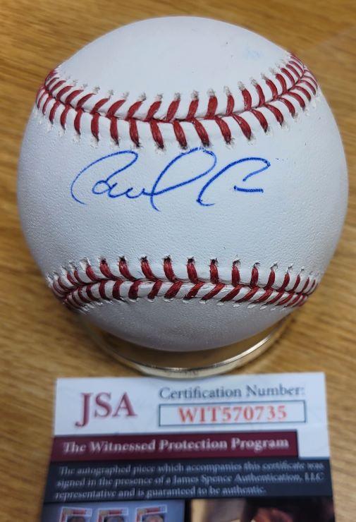 Autographed Carlos Correa Rawlings Official Major League Baseball w/ JSA COA