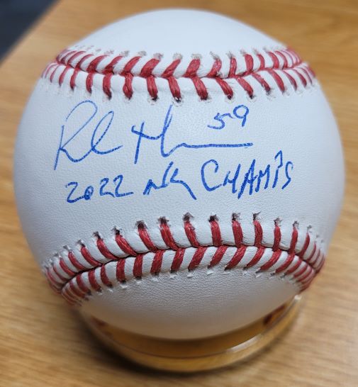 Autographed ROB THOMSON "2022 NL Champs" Official Major League Baseball