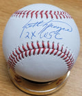 Autographed SCOTT SPIEZIO "2X WSC" Rawlings Official Major League Baseball