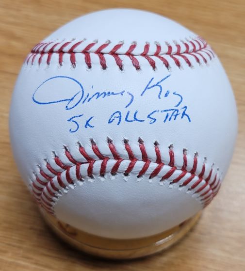 Autographed JIMMY KEY "5x All Star" Official Major League Baseball Beckett