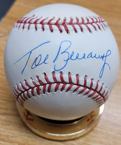 Autographed TOM BRUNANSKY Official Major League Baseball