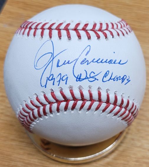 John Candelaria "1979 WS Champs" Autographed Official Major League Baseball
