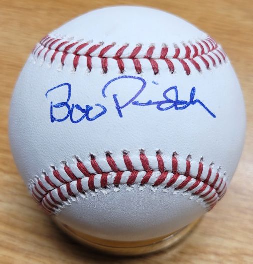 Autographed BOB PRIDDY Official Major League Baseball