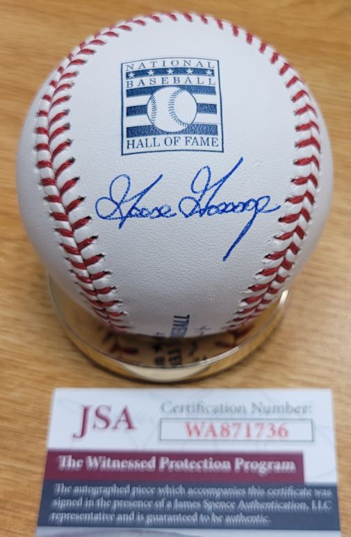 Autographed GOOSE GOSSAGE Official Rawlings HOF Logo Major League Baseball JSA