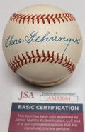Autographed CHARLIE GEHRINGER Official Rawlings Major League Baseball JSA