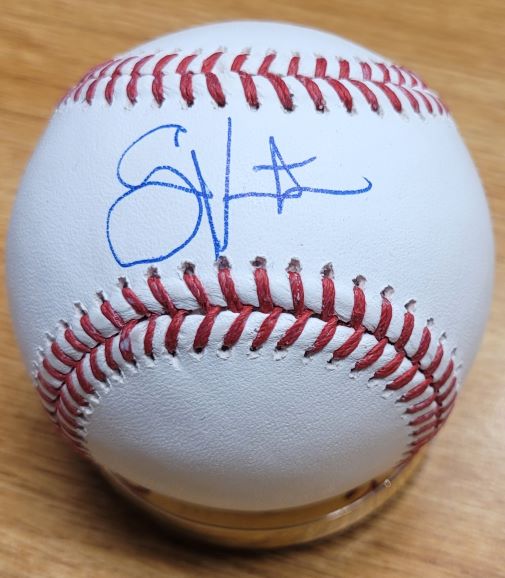 Autographed SHANE VICTORINO Rawlings Official Major League Baseball