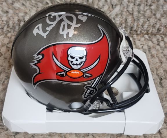Autographed RICHARD SHERMAN Tampa Bay Buccaneers Mini Helmet