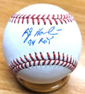 Bob Hamelin "94  ROY" Autographed Official Major League Baseball