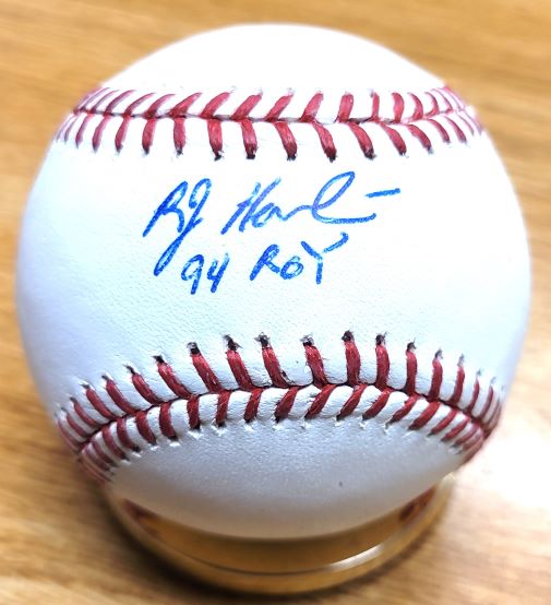 Bob Hamelin "94  ROY" Autographed Official Major League Baseball