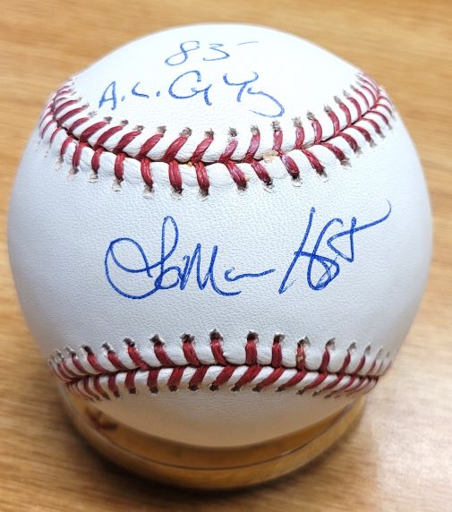 LAMARR HOYT "83 AL Cy Young" Autographed Official Major League Baseball