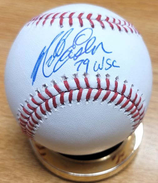 Autographed Mike Easler "79 WSC" Rawlings Official Major League Baseball