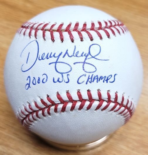 Autographed DENNY NEAGLE "2000 WS CHAMPS"  Official Major League Baseball