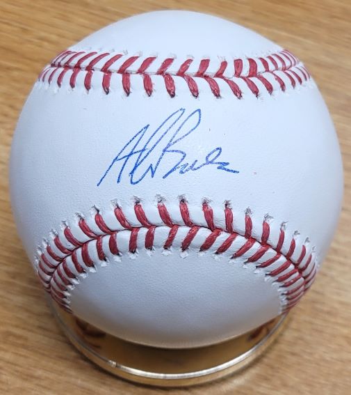 ALAN BENES  Autographed Official Rawlings Major League Baseball