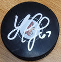 Autographed LAWSON CROUSE Arizona Coyotes Hockey Puck
