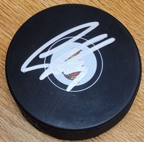 Autographed CRAIG ANDERSON Ottawa Senators Hockey Puck