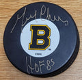 AUTOGRAPHED GERRY CHEEVERS Boston Bruins Hockey Puck