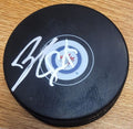 Autographed NATHAN BEAULIEU Winnipeg Jets Hockey Puck
