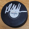 Autographed KIRK MULLER Washington Capitals Hockey Puck